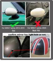 Cubiertas De Espejo Retrovisor Para Mini Cooper F56 One S JCW F54 F55 F56 F57 F60 Antes De Julio 2019 Con Estampados 3D Adhesivos Para Exterior Del Coche - details 1