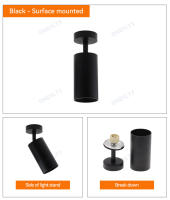Lámpara De Techo LED Rotativa 360° Surface Mounted Blanco Negro Oro Cobre 6W GU10 Reemplazable Spot De Pared Luz De Ambiente Moderna Para Cocina Comedor Dormitorio Foyer Estudio Baño - details 7