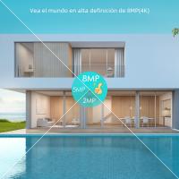 Cámara IP 8MP 4K WiFi Exterior HD 5MP Vigilancia Sin Cable Cámara PTZ AI Tracking Seguridad Cam H.265 Onvif ICsee Doméstico Cámara De Vigilancia - details 2