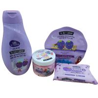 The Fruit Company Pack Mora Productos de cosmética - gel de baño, manteca corporal, mascarilla facial y toallitas. - details 1