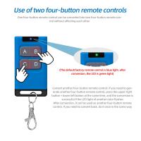Control Remoto Inalámbrico Universal Para Puerta De Garage 433MHz Replicación Cuatro Botones Para Reparación De Puertas De Garage - details 5