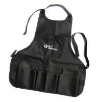 Bata De Trabajo Duradera Con Bolsillos Para Herramientas Y Cinturón Ajustable En Tela Oxford (14) Herramienta Esencial Para Jardinería Y Carpintería - details 3
