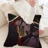 Funda De Cojín Anime Gran Maestro Mo Dao Zu Shi MDZS 45x45cm Decorativa Para Sofá Coche Sala De Estar Material Poliéster/celulosa - details 7