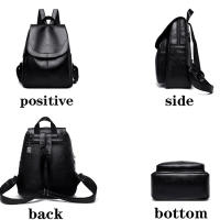 Mochila De Cuero Suave Antirrobo Para Mujer Bolso De Hombro Vintage Gran Capacidad Para Viaje Escuela Bolsa De Mano Para Chicas - details 11