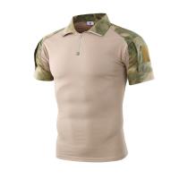 Camisa Táctica De Camuflaje Para Hombres Secado Rápido Manga Corta Militar Camiseta De Exterior Caza Senderismo Camisas - details 7