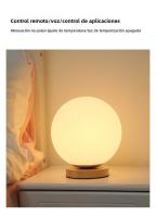 Lámpara De Noche LED RGB Cambiante USB Recargable Para Mesa Luz De Dormitorio Oficina Sala De Estar Iluminación Doméstica - details 4