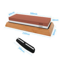 Juego De Piedra De Afilar Para Cuchillos 1-7 Piezas Grit 240-8000 Con Guía De Ángulo Y Base De Madera Set De Pulido Eco-amigable - details 1