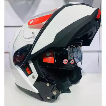 Casco Modular Gullwing Tour-Leader White Glossy - 1
