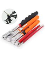Pluma Telescópica Magnética 1pc 8lb Herramienta Mano Ajustable Para Recoger Bucle Mango De Acero Inoxidable Con Capacidad De Magnetismo - details 0