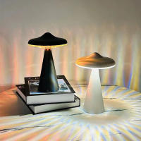 Lámpara De Mesa LED En Forma De Hongo Recargable USB Luz Nocturna Portátil Toque Para Decoración De Sala De Estar Y Dormitorio - details 7