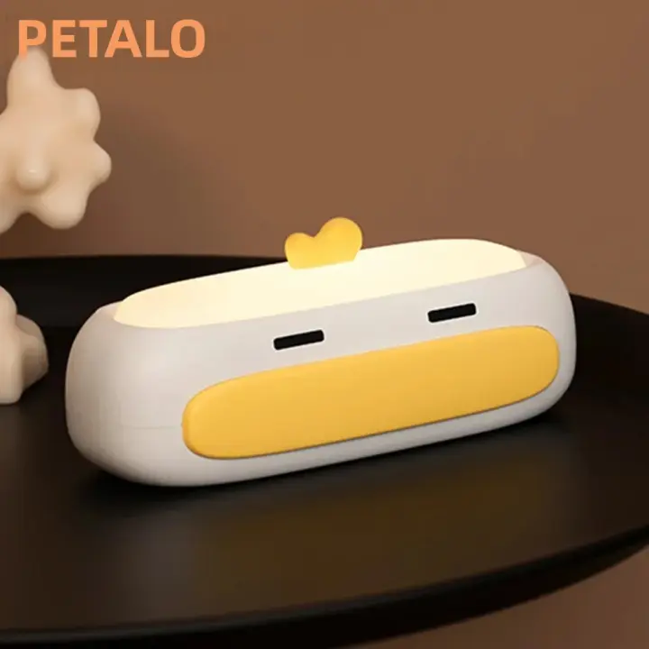 Lámpara De Noche USB Recargable Con Sensor De Toque Y Forma De Pato Para Compañero De Sueño Y Luz De Mesa Para Bebés Y Niñas - 1