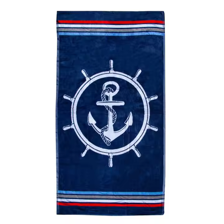 SUN & SURF Toalla de Playa Jacquard Grande 90x170 Ultra Suave Terciopelo Algodón 100% - Alta Calidad y Colores PREMIUM - 1