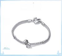 Pandora Conjunto de pulsera con lazo brillante, luz de lujo, dulce luz de estrellas, regalo para el Día de la Madre - details 0