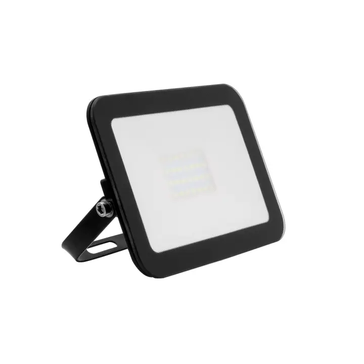 Ledkia Foco Proyector LED 20W 120lm/W IP65 Slim Cristal Negro - 1