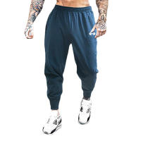Pantalones De Entrenamiento Para Hombre Ultrafinos Y Secado Rápido Cintura Alta Elasticidad Ajuste Suave Y Largo Para Gimnasio Y Deportes - details 6