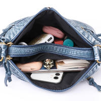 Bolso De Hombro De Lujo Para Mujer Con Varios Bolsillos PU Suave Bolso Cruzado Vintage Bolsa De Compras Con Solapa - details 20