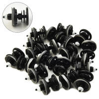 Juego De Clips De Nylon Resistente Al Desgaste Para Panel De Puerta Negra 20X Para Volkswagen Golf Passat Bus T5 Taureg - details 0