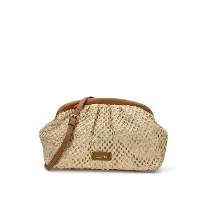 Bolso bandolera pequeña Luna Collection mesquida camel - 1