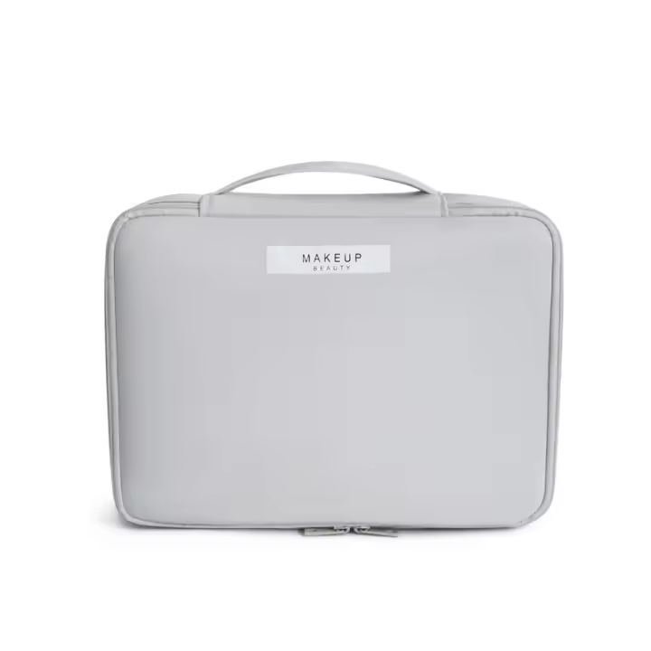 Neceser Maquillaje,Portátil, Organizador Grande para Mujeres y niñas,Bolsa de cosméticos,Bolsa de Aseo Impermeable Gran Capacidad,para Hogar Vacaciones Viaje(Rosa) - 1
