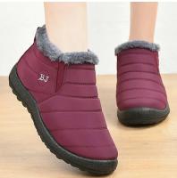 Botas De Invierno Impermeables Para Mujer 2023 Nuevas Botas De Nieve Con Peluche Blanco Y Negro Botas De Tobillo Calientes Para Parejas Con Plataforma De Algodón - details 11
