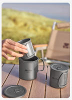 Taza De Camping MOBI GARDEN Para Exterior Café Té Aluminio Utensilios De Cocina Y Picnic Equipamiento De Turismo Trekking - details 4