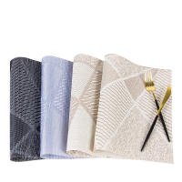 4PCS Almohadillas De Mesa Europeas Impermeables Y Lavables En PVC De 30x45CM Antideslizantes Para Decoración De Mesa Y Coaster - details 3