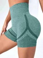 Shorts De Yoga Para Mujer Cintura Alta Fitness Running Pantalones De Gimnasio Levantamiento De Glúteos Sportswear Yoga Push up Shorts De Entrenamiento - details 2