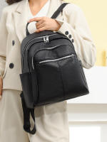 Mochila de viaje urbana sencilla de PU para mujer - details 18
