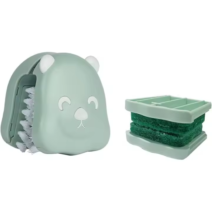 Verde Bladebrush Cepillo de Cocina Lavado Antideslizante - 1