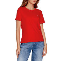 TOMMY JEANS — Cod. DW0DW14616  Camiseta, mujer, cuello redondo, manga corta, solo color, con logo - details 1