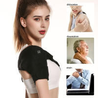 Almohadilla De Masaje Eléctrico USB Para Hombro Con 3 Velocidades Cinturón De Soporte Para Hombro Calor Terapia Regalo De Cuidado De La Salud - details 1