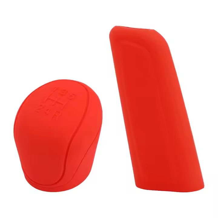 Cubierta De Botón De Cambio De Velocidades De Silicona Para Coche Compatible Con Ford Focus MK3 MK2 C-MAX Fiesta Ranger Interior Galaxy Transit - 1