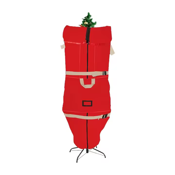 Upright Christmas Tree Storage Bag  Tear Proof Material For Extra Durability  Holds Up To Assembled Trees - 1