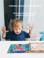 Libro De Juegos Educativos Montessori Para Bebés Con Pegatinas De Colorear Fomenta Las Habilidades Lógicas Y De Aprendizaje Actividad De Alineación Regalo Para Niños - details 9