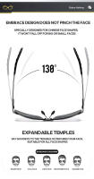 Gafas De Pesca TAIYU Visión Clara De Flotadores Refracción De Luz De Onda Polarizadas Para Exterior Conducción Solar - details 6