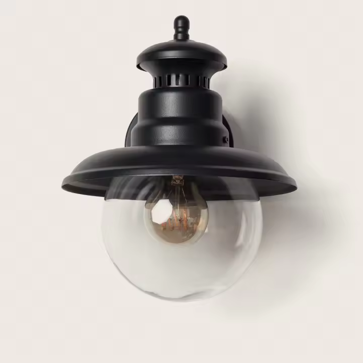 Ledkia Aplique de Pared Exterior Aluminio Lurnea Negro - 1
