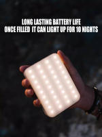 Lámpara Portátil BALDR Para Camping Con Carga Solar Capacidad Grande 4000mah Pantalla Inteligente Impermeable ABS Luz LED Para Exteriores - details 9
