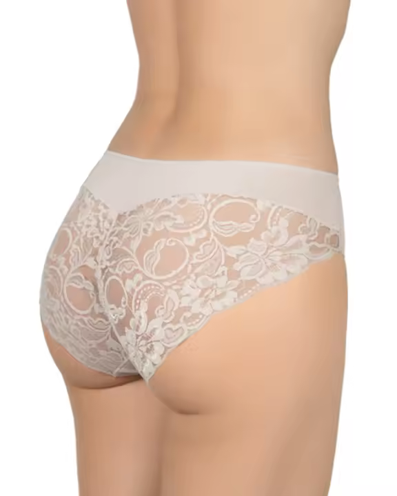 Naiara Pack 2 Unidades Braga de blonda Efecto Tanga suave y adaptable - 1