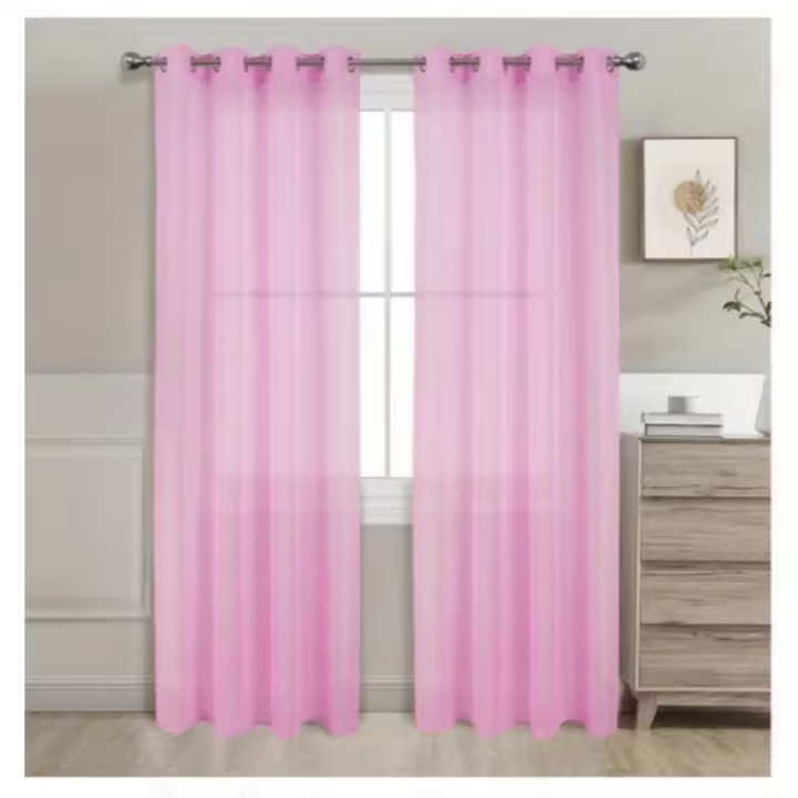 Cortina de Estilo Americano 100% Poliéster 140x220cm Ideal para Sala de Estar y Dormitorio - 1