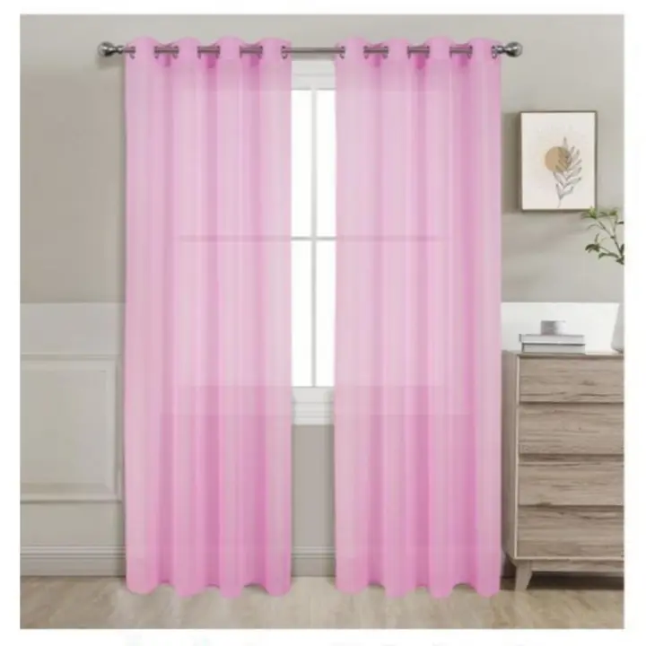 Cortina de Estilo Americano 100% Poliéster 140x220cm Ideal para Sala de Estar y Dormitorio - 1