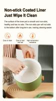 Olla eléctrica multifuncional de 220 V, 1,7 L, antiadherente, para cocina, multicocina, electrodoméstico - details 1