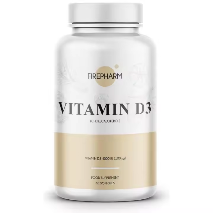 Fire Nutrition Firepharm Vitamina D3 60 Perlas - 1