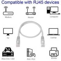 Nanocable Cable de Red RJ45 LAN Local Area Network UTP para PC Ordenador Portátil PS3 PS4 Gris 10.20.0400 0.5m Cat.6 - details 5