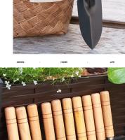 Mini Shovel De Jardín Herramienta Multifuncional De Acero Inoxidable Con Mango De Madera Para Rascar Y Aclarar La Tierra - details 12