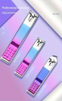 Juego De Uñas Gradient Azul-Rosa 7-15 Piezas Cortauñas De Alta Calidad Kit De Manicura Y Pedicura Con Herramientas De Acero Inoxidable En Estuche - details 9