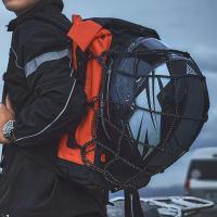 Mochila Deportiva Para Motocicleta Con Reflectores Y Malla Para Posicionamiento De Casco Impermeable Y Ciclismo Light Sports Basketball - details 12