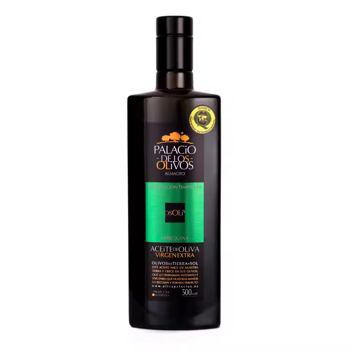 Palacio de los Olivos Arbequina - Botella de vidrio 500 ml. - 1