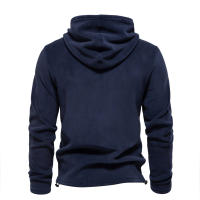 Nuevo estilo de otoño e invierno para hombre, sudadera de manga larga con media cremallera y cuello alto, cuello alto, top de forro polar para hombre moderno y versátil - details 29