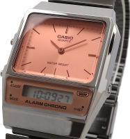 ​reloj unisex vintage digital analógico Casio AQ-800ECGG-4A Alarma cronógrafo correa de acero - details 4