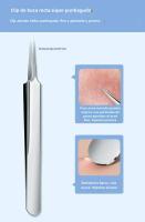 11Pcs Aparatos De Cuidado De La Piel Para Rostro Herramientas De Limpieza Profunda De Poros Agujas Para Eliminación De Acné Y Puntos Negros Herramientas De Pelaje - details 4